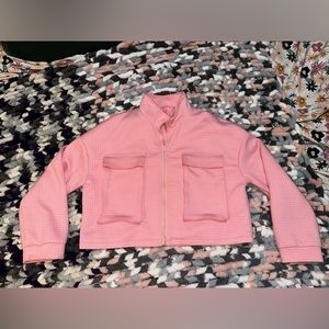 HALARA Pink Athletic Jacket Never Worn XL